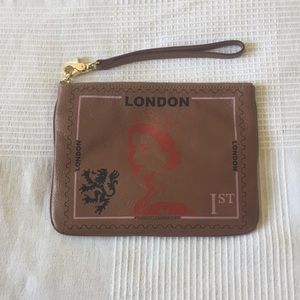 Rebecca Minkoff London Postage Stamp Wristlet